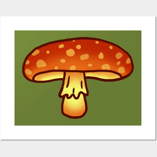 Goblincore Aesthetic Cottagecore Cute - Mycology Fungi Shrooms Mushrooms Posters and Art